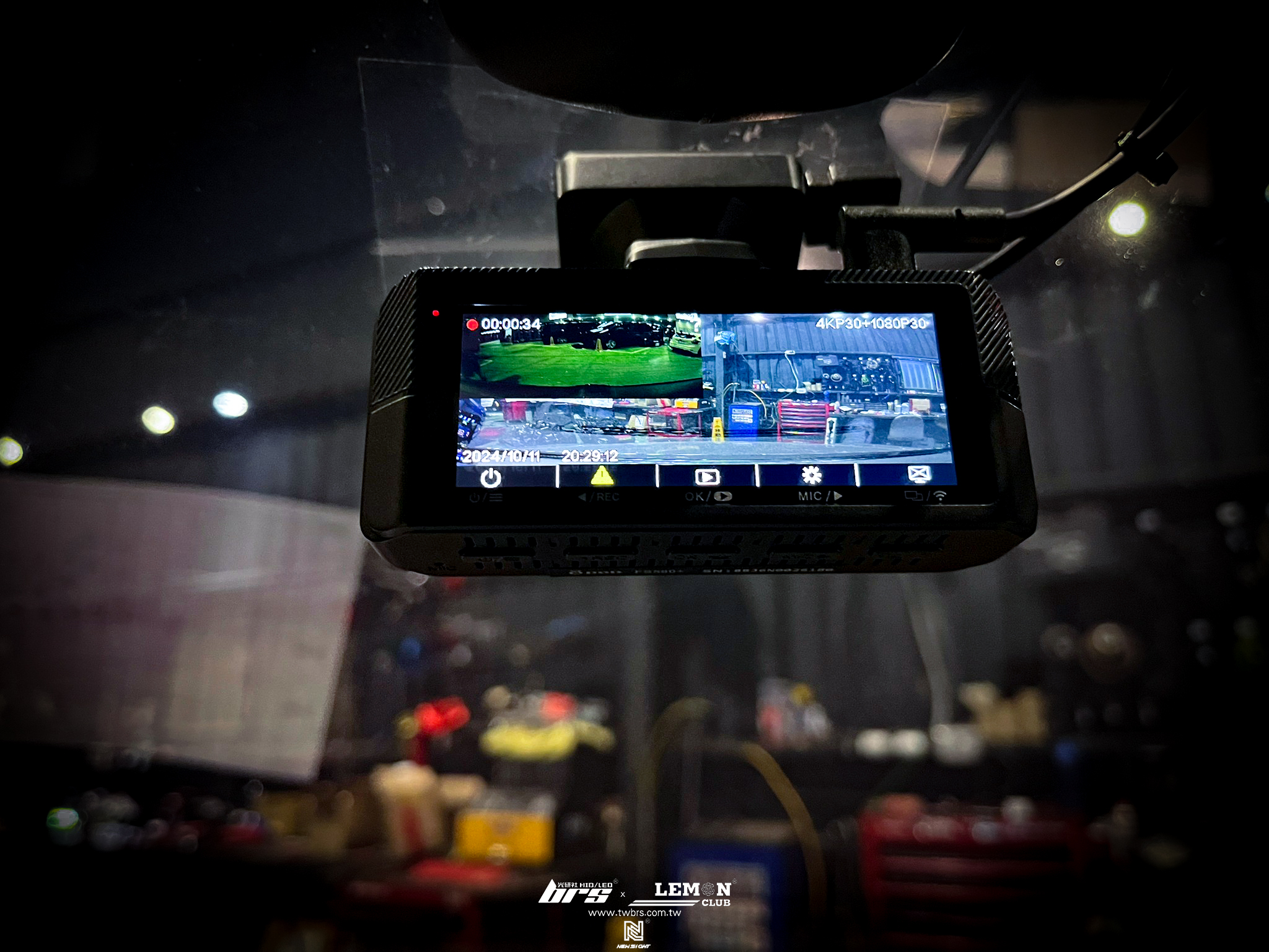 Volkswagen Golf 6 安裝 倒車翻蓋顯影鏡頭(無軌跡版)+Leyo 皮革自排排檔頭+DOD FS580+ 行車紀錄器