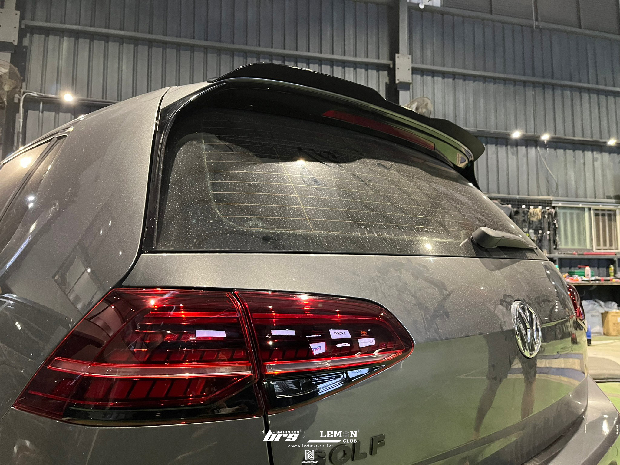 Volkswagen Golf 7.5 保養 LED流水方向尾燈+類MAX尾翼+原廠引擎腳更換+原廠變速箱腳更換