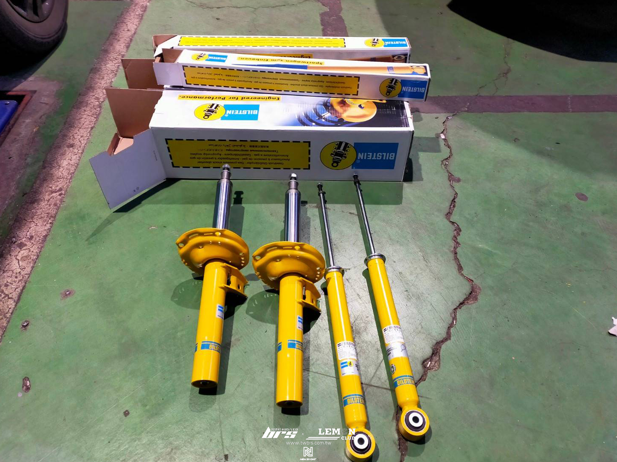 Skoda Octavia MK3 安裝 Bilstein倍適登 B6 避震器+HUNTER 3D電腦四輪定位