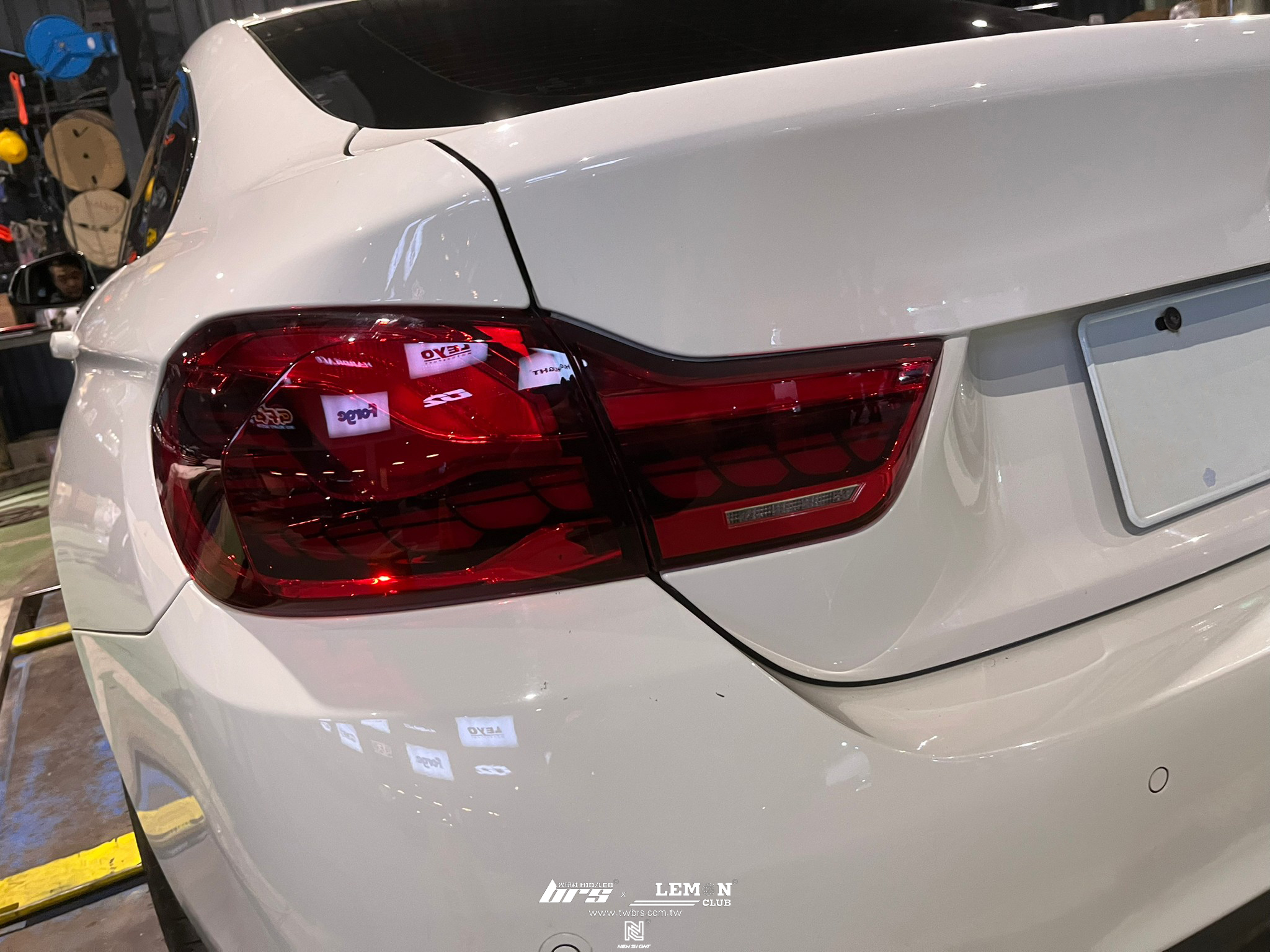 BMW F36 安裝 龍鱗尾燈