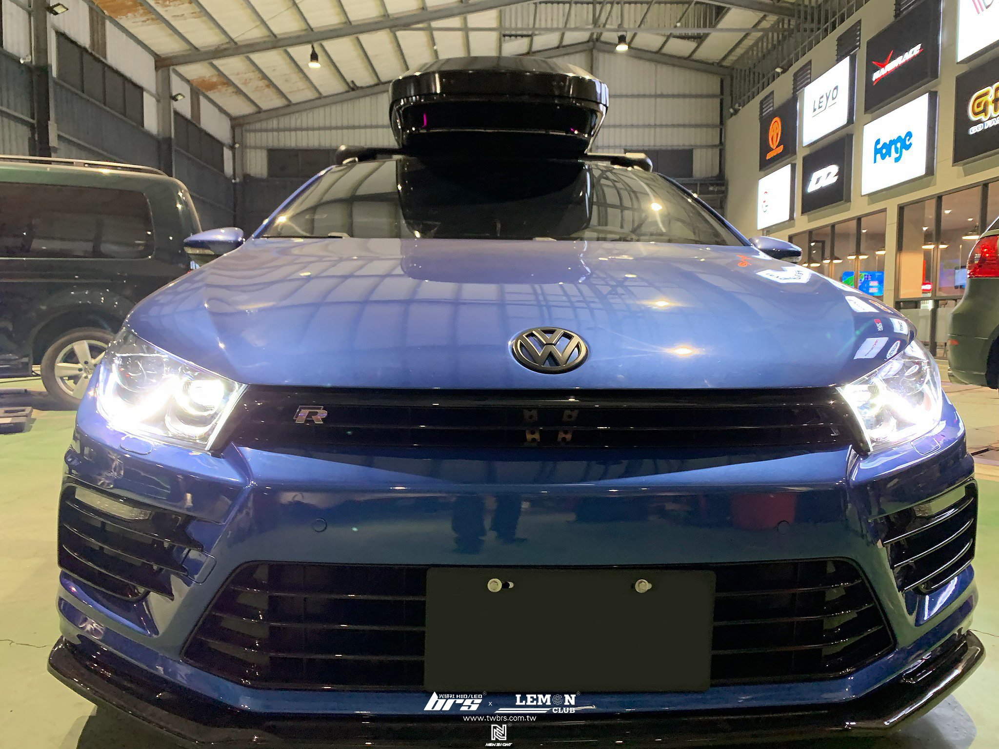 Volkswagen Scirocco 安裝 魚眼大燈總成+Highlight SS款(高階款) 6000K LED