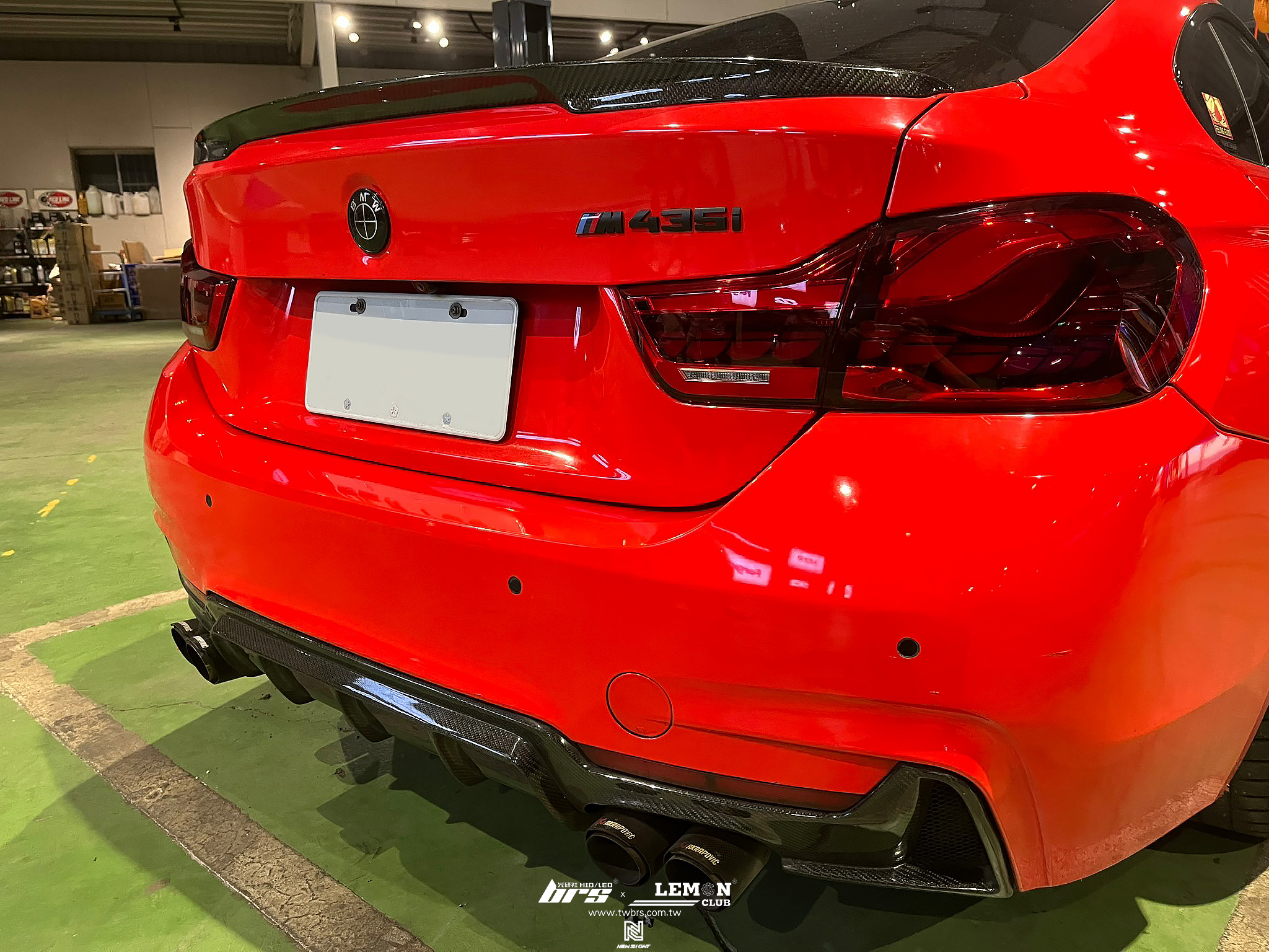 BMW F36 安裝 龍鱗尾燈