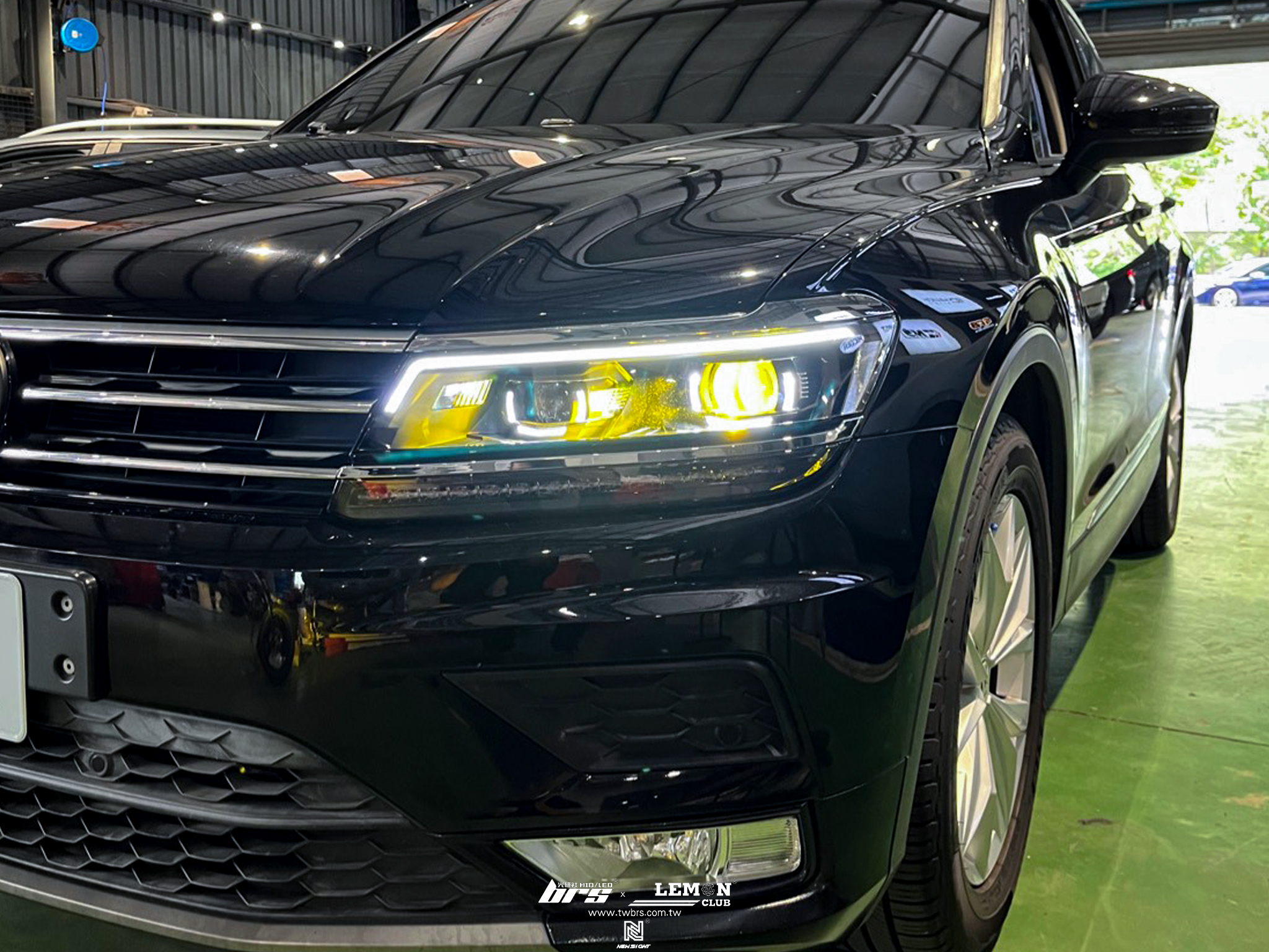 Volkswagen New Tiguan 安裝 專用魚眼大燈總成