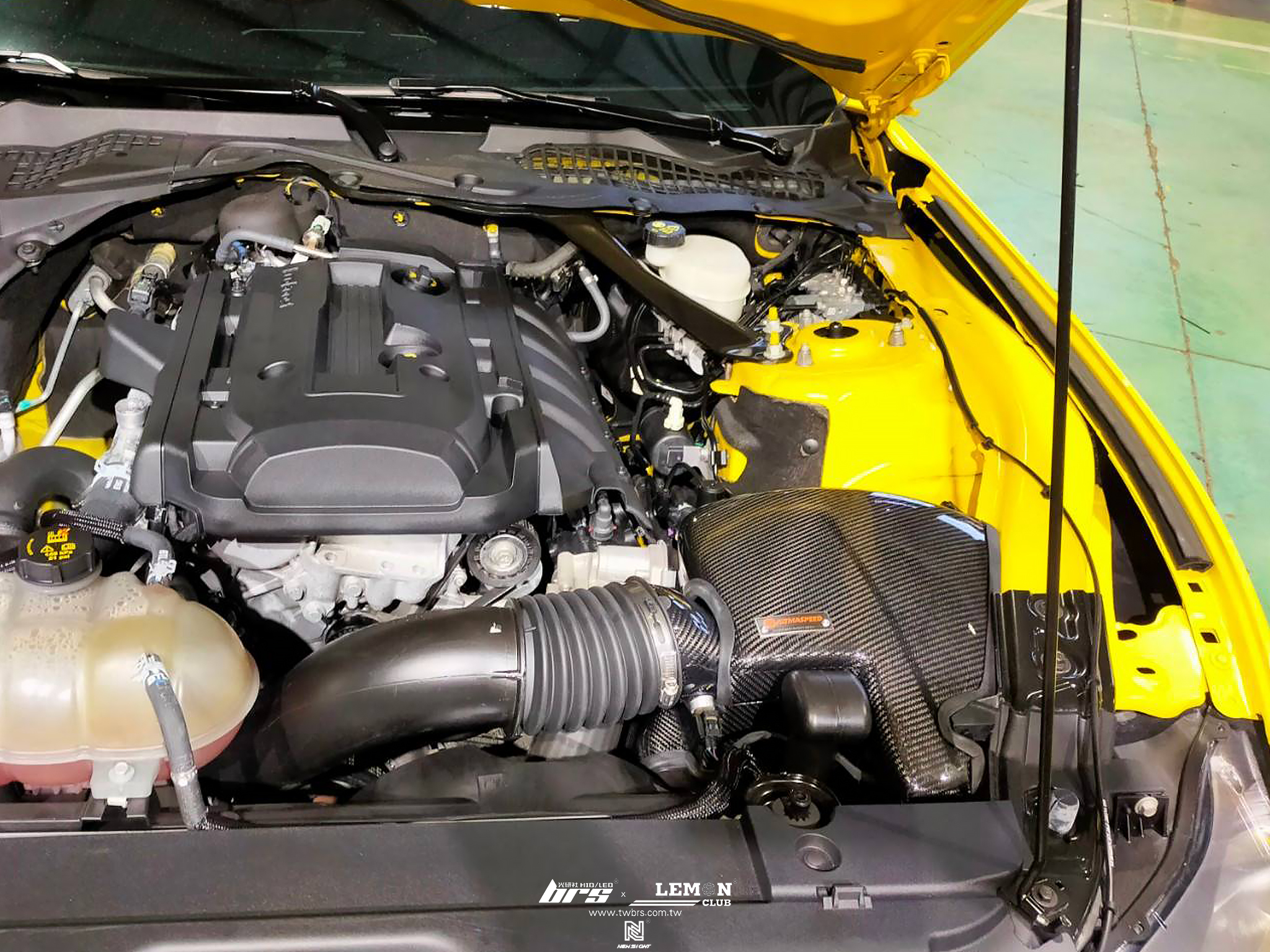 Ford Mustang 安裝 ARMA進氣系統