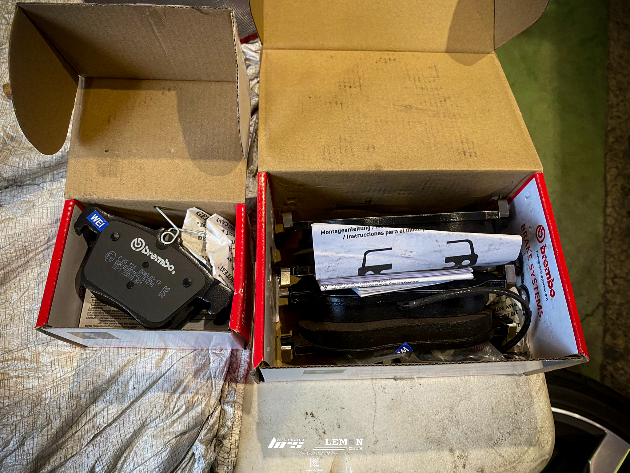 Volkswagen New Tiguan 安裝 前後Brembo來令片(黑皮)