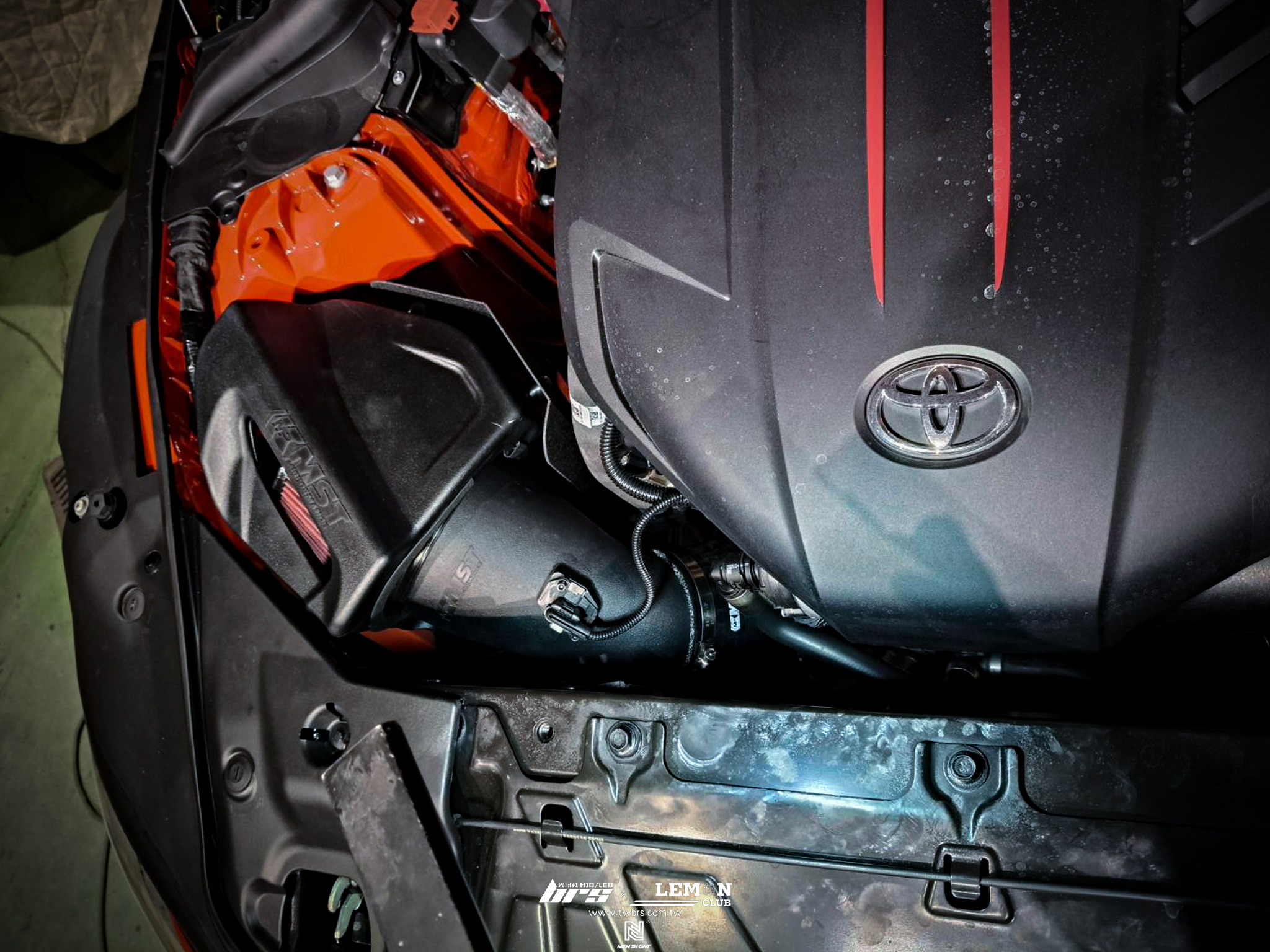Toyota Supra A90 安裝 MST進氣系統+ARMASPEED ABS擋泥板
