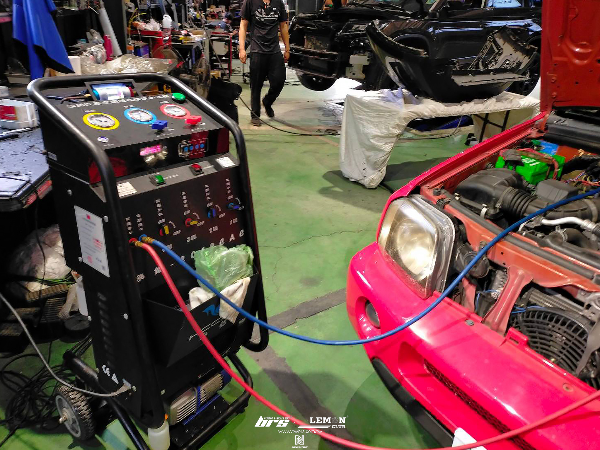 Suzuki Jimny 安裝 冷氣清洗+冷凍油更換