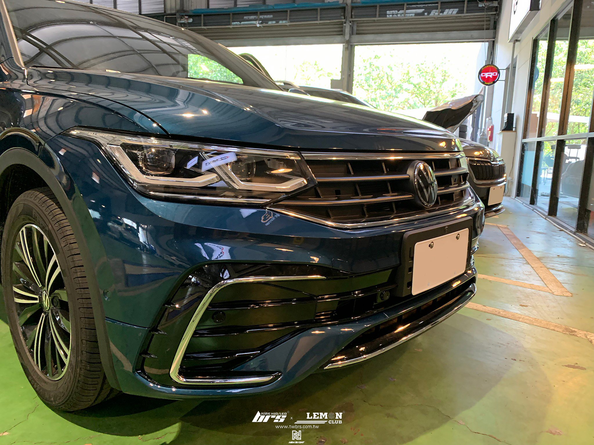 Volkswagen New Tiguan 安裝 R-Line 前後保桿+環景校正