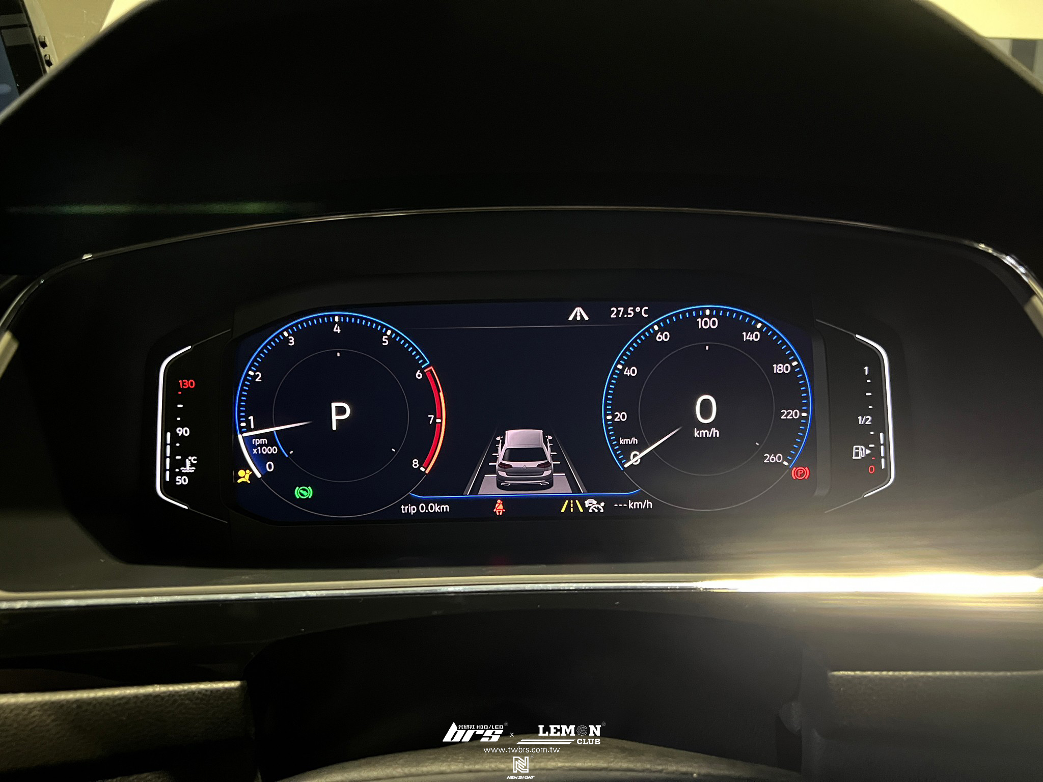 Volkswagen New Tiguan 安裝 數位液晶儀表板