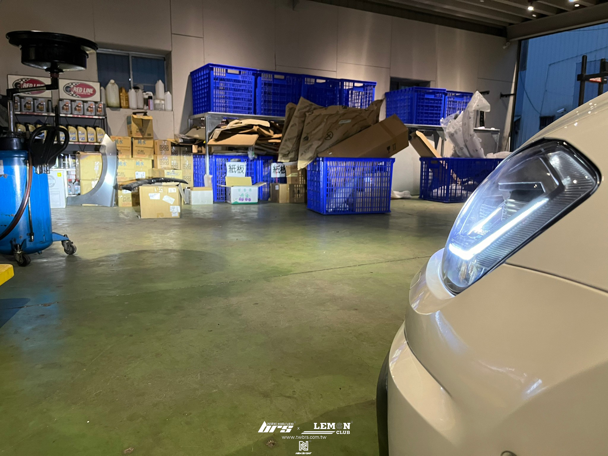 Volkswagen Golf 7 安裝 D2H 6500K 高階款LED燈泡-L邊