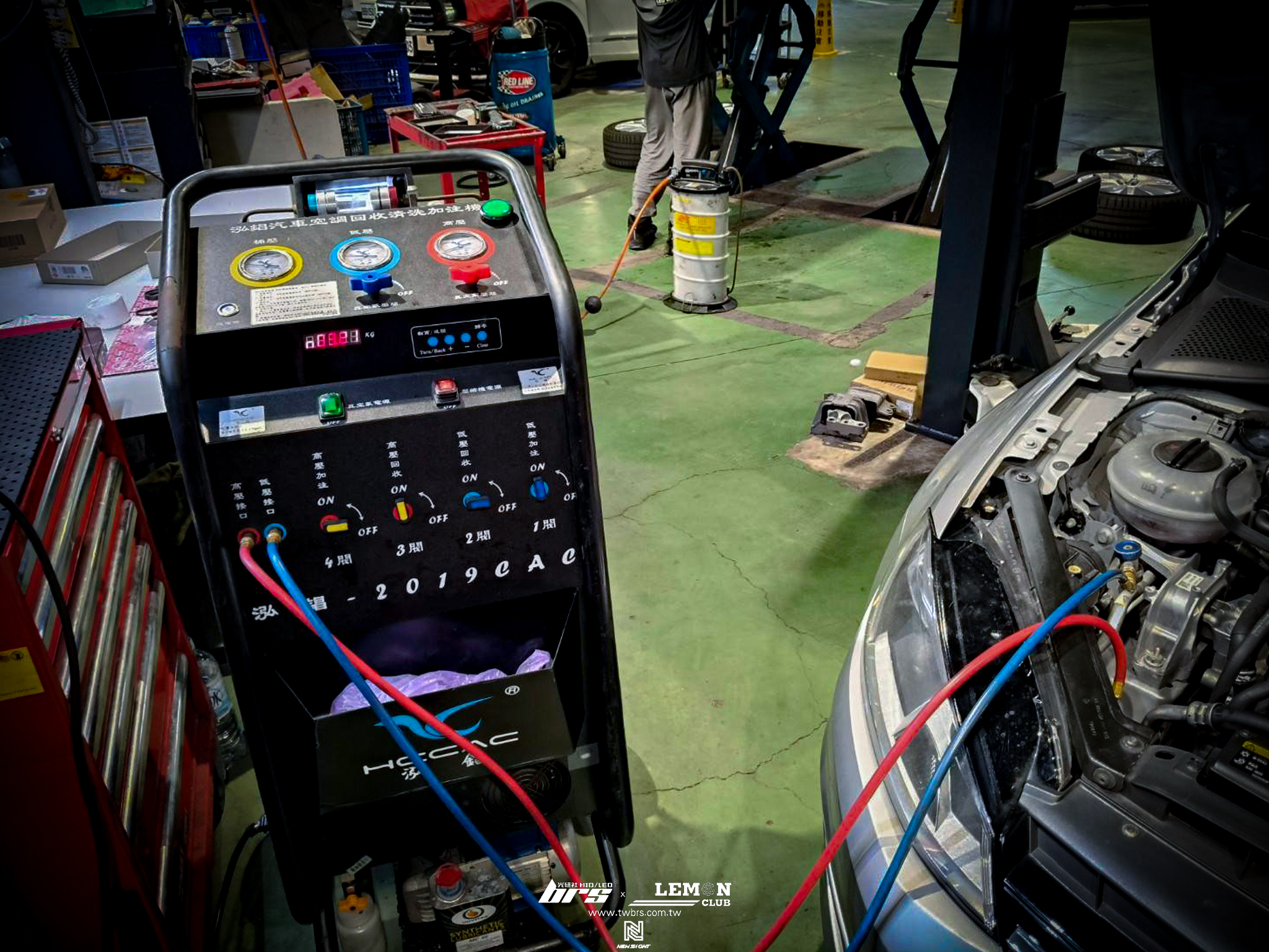 Volkswagen Golf 7 保養 冷氣系統循環清洗