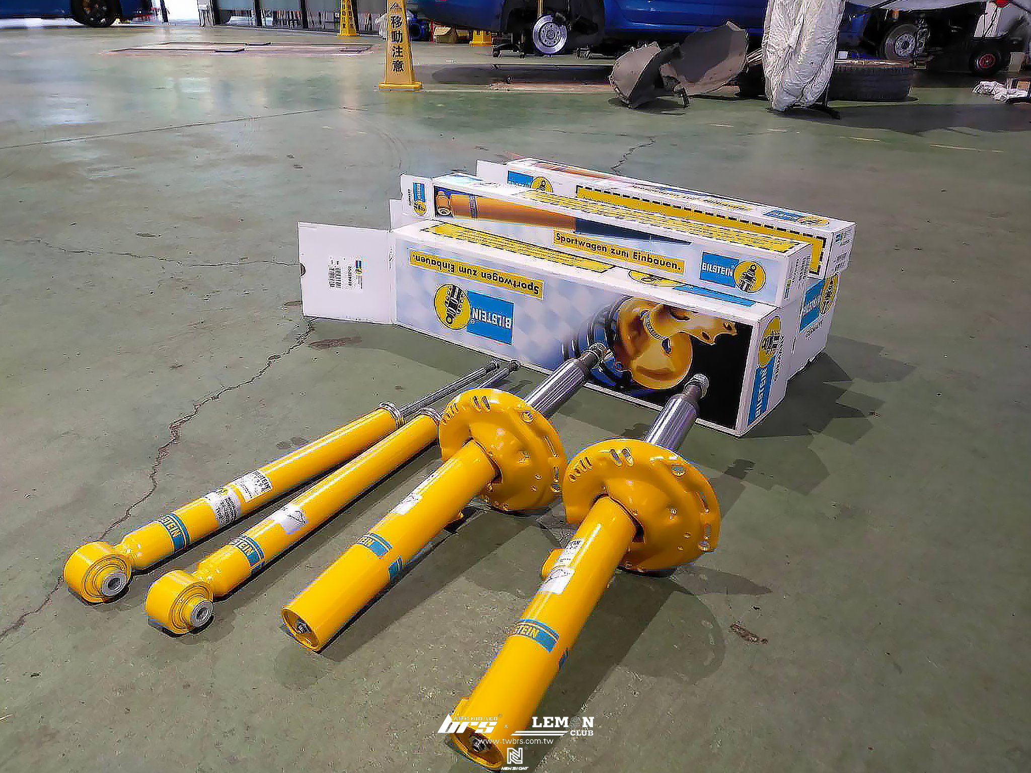 Volkswagen Golf 7 安裝 Bilstein倍適登B12避震器+Eibach艾巴短彈簧