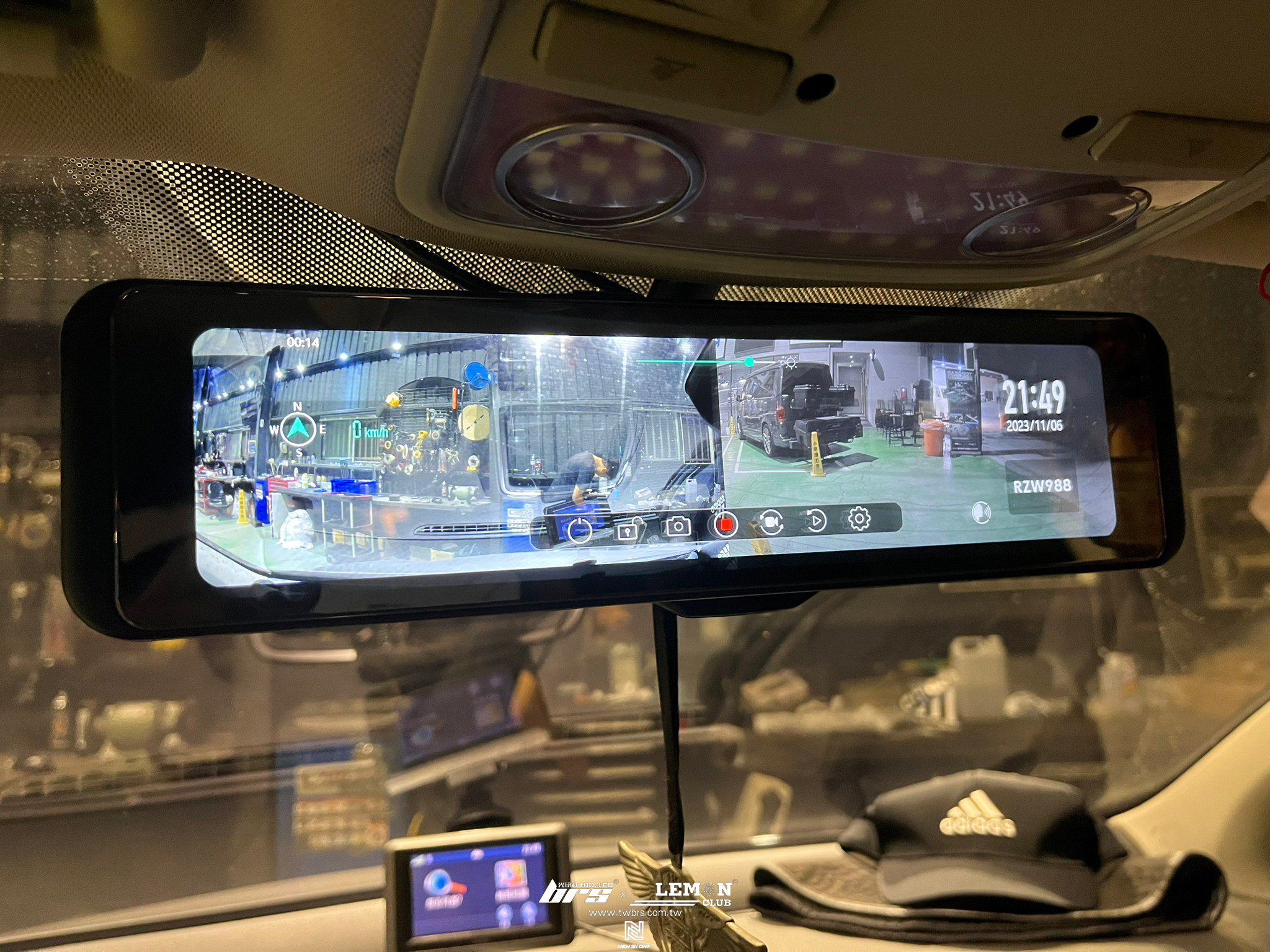 Volkswagen Golf 5 安裝 DOD RZW988 後視鏡型行車紀錄器