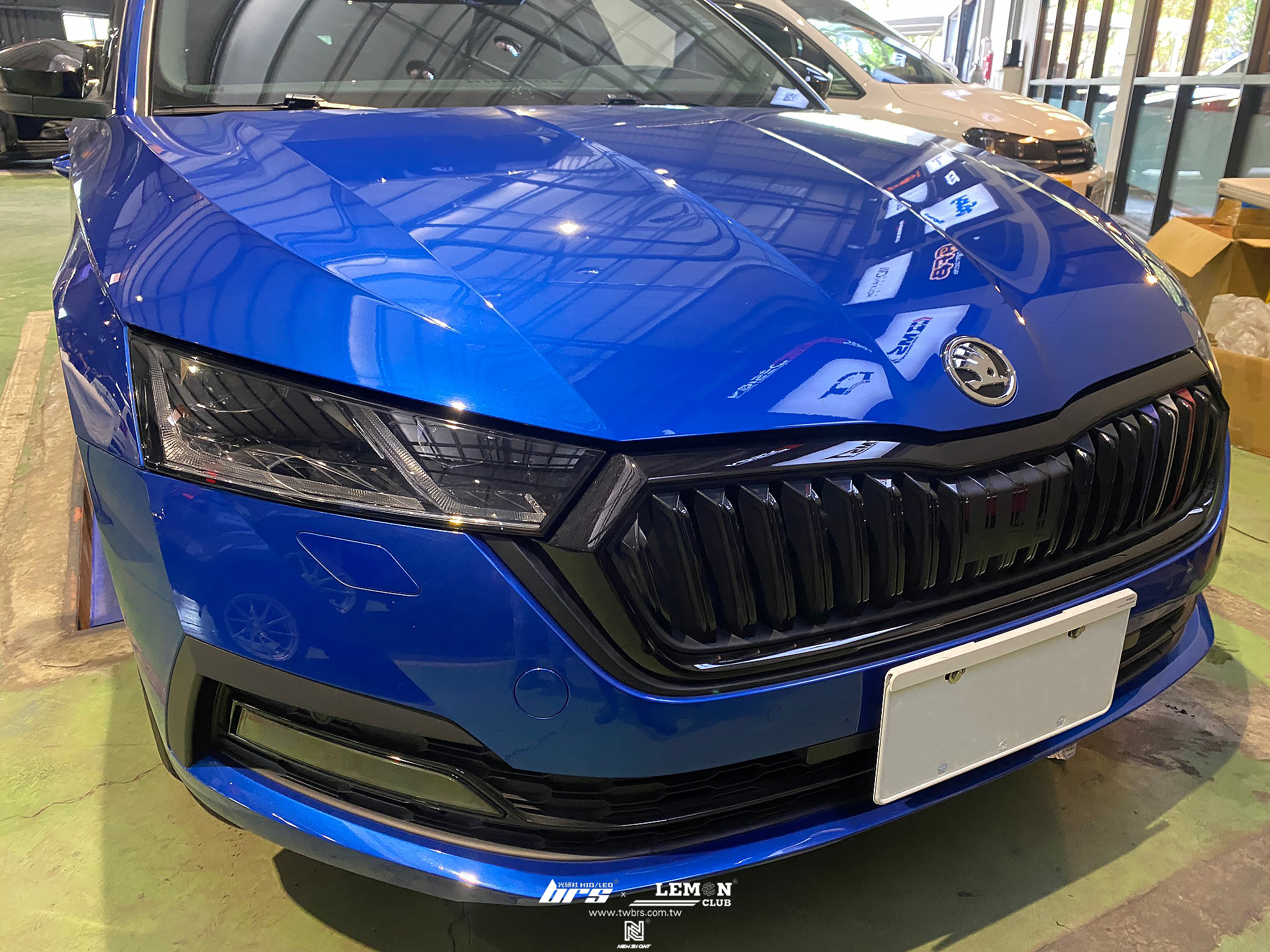 Skoda Octavia 安裝 水箱罩