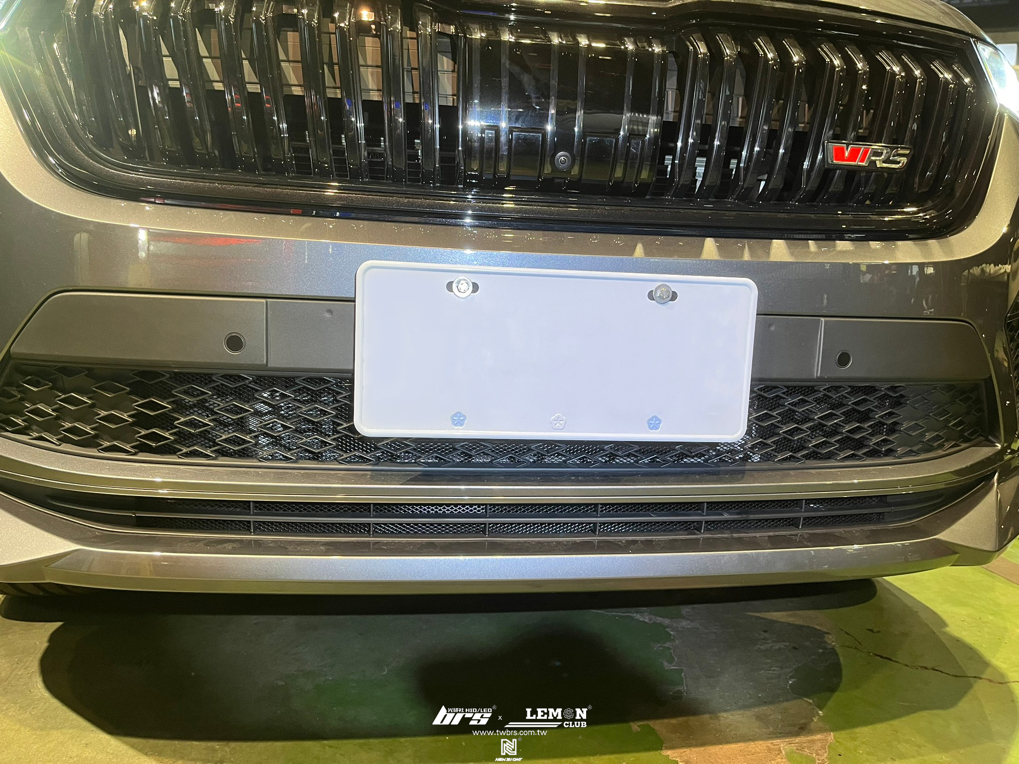 Skoda Kodiaq 安裝 保桿防跳石網