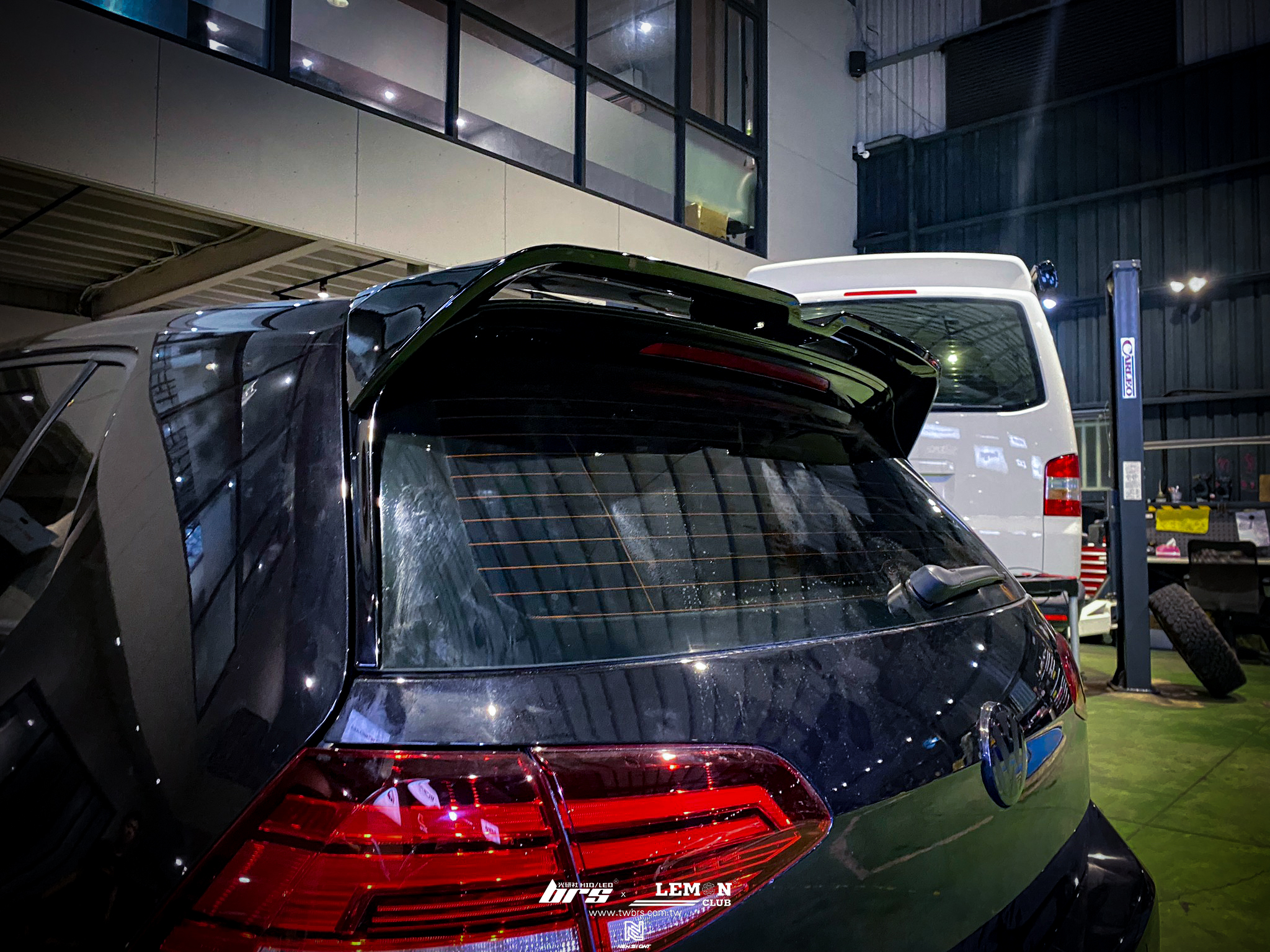 Volkswagen Golf 7.5 安裝 類O尾翼