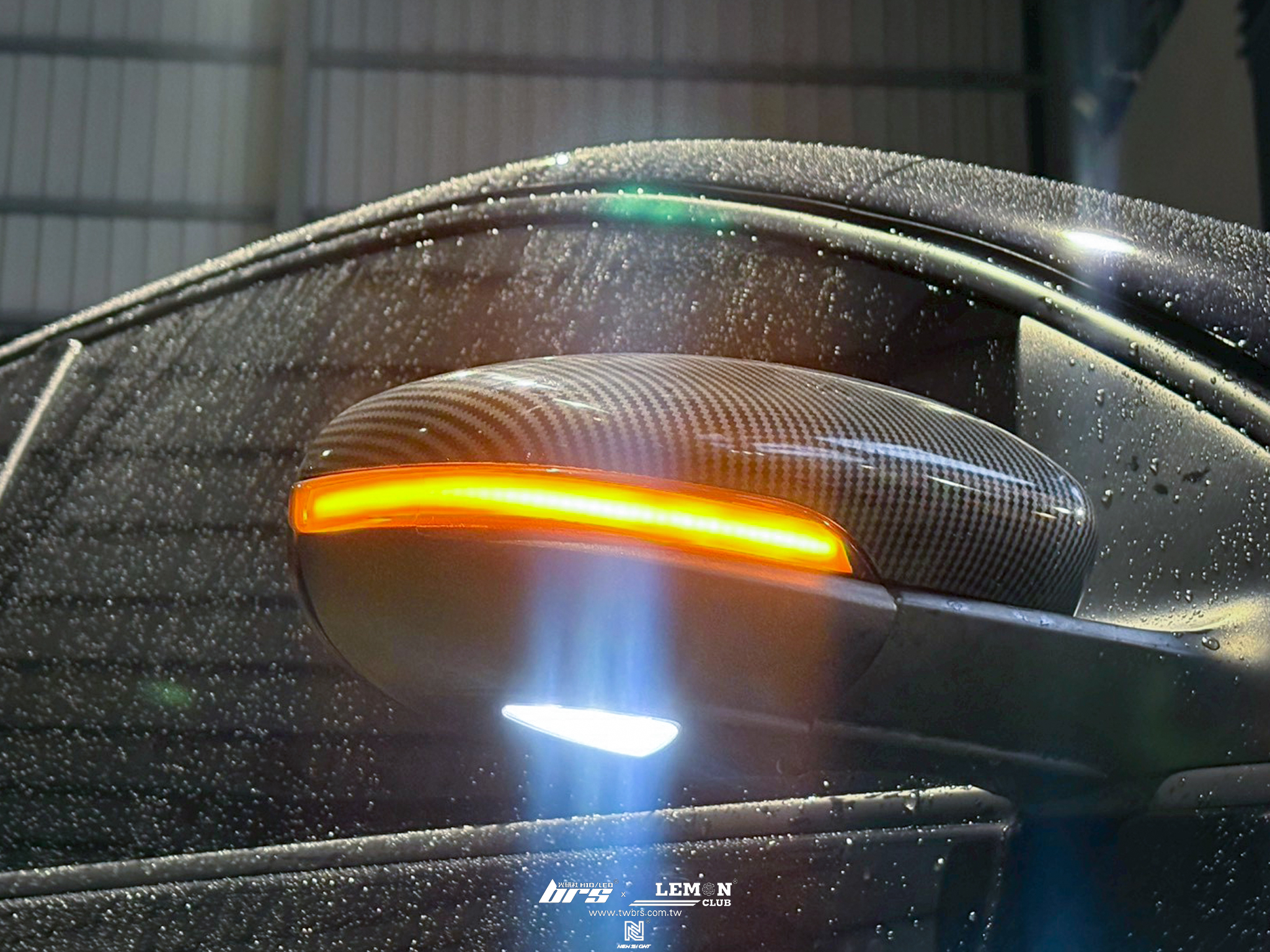 Volkswagen Golf 6 安裝 後廂燈+後視鏡流水LED方向燈+後視鏡照地燈