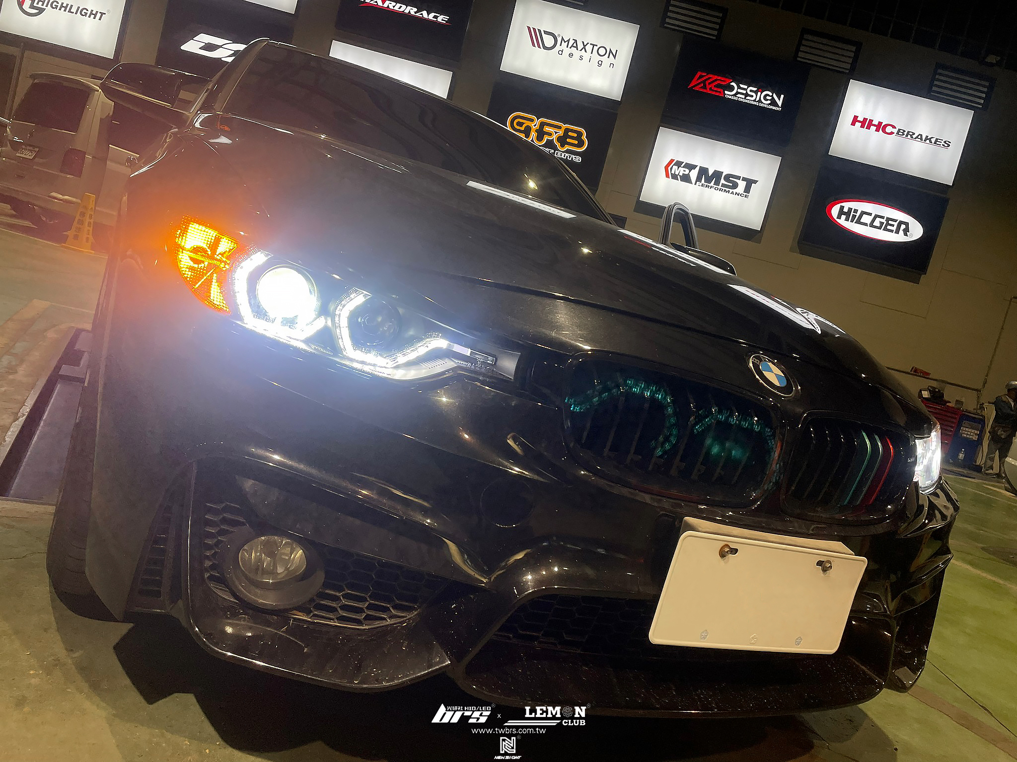 BMW F30 安裝 雙U大燈總成+Highlight SS款(高階款) 6500K LED