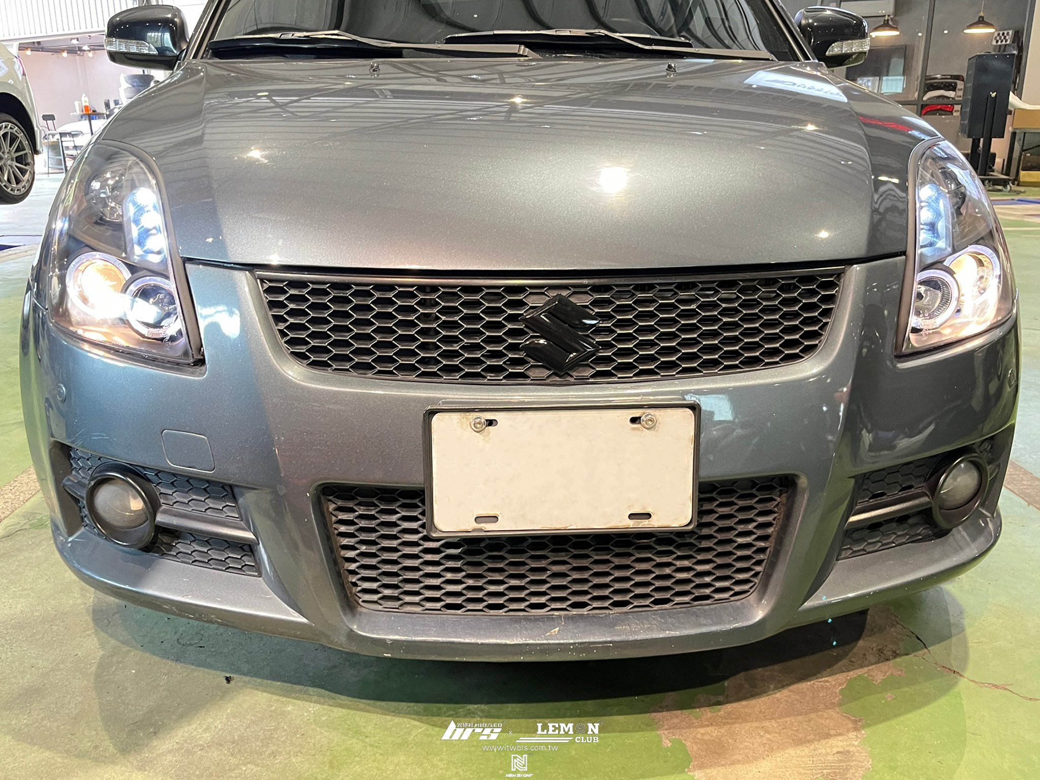 Suzuki Swift 安裝 魚眼大燈總成