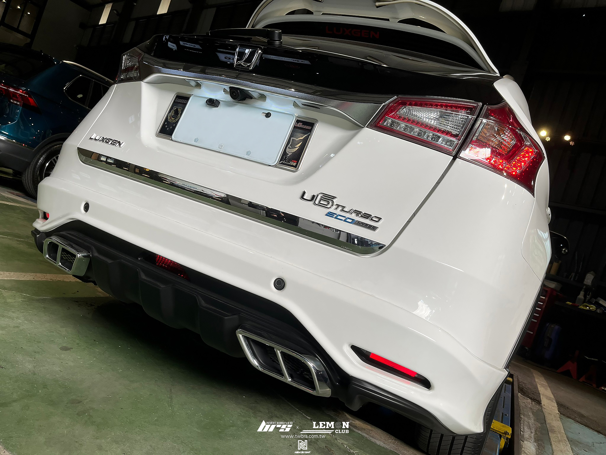 Luxgen U6 安裝 後保桿燈
