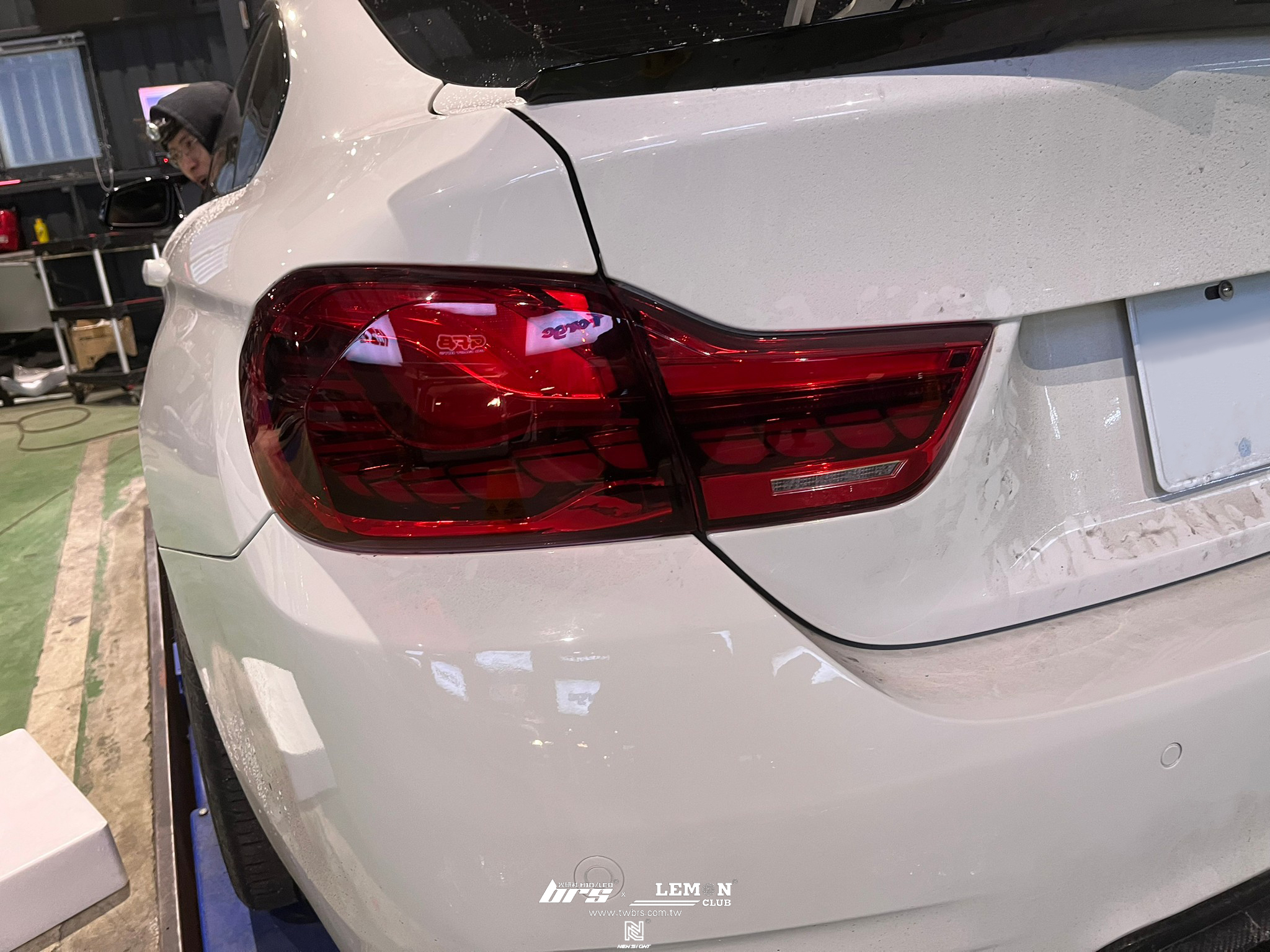 BMW 428i 安裝 紅殼款龍鱗流水尾燈