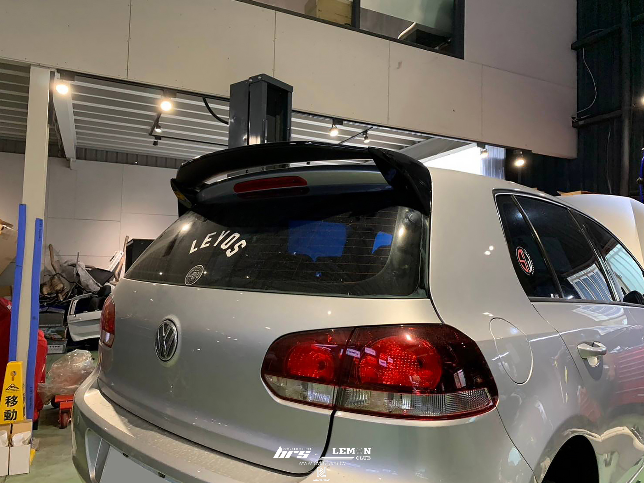 Volkswagen Golf 6 保養 ASPEC款尾翼+DPF清洗+墊片更換+LEMFORDER前李仔串更換+左前傳動軸防塵套更換