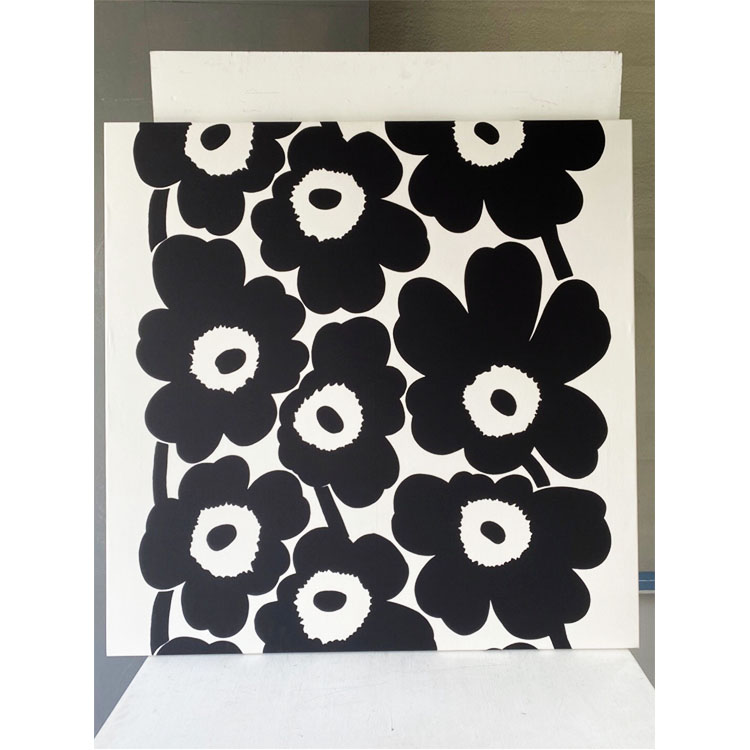 Marimekko Unikko 印花布｜布架框| G.織品(絲巾、各式布品) | 選框- 翊