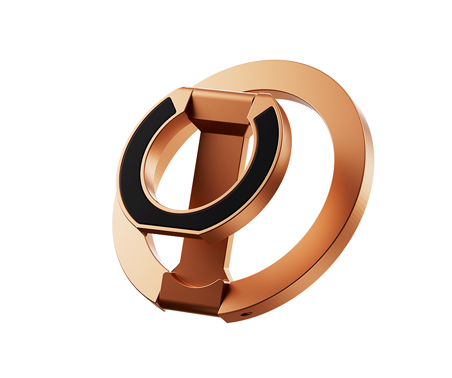 雙軸雙磁吸Z型鋅合金手機指環支架13