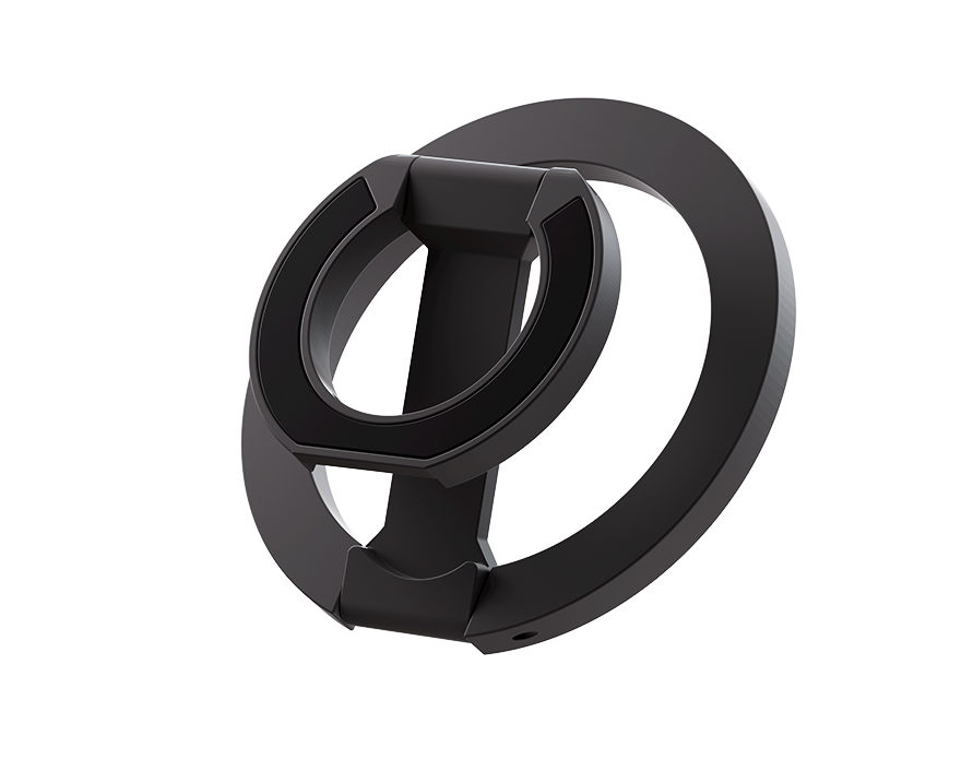 雙軸雙磁吸Z型鋅合金手機指環支架4