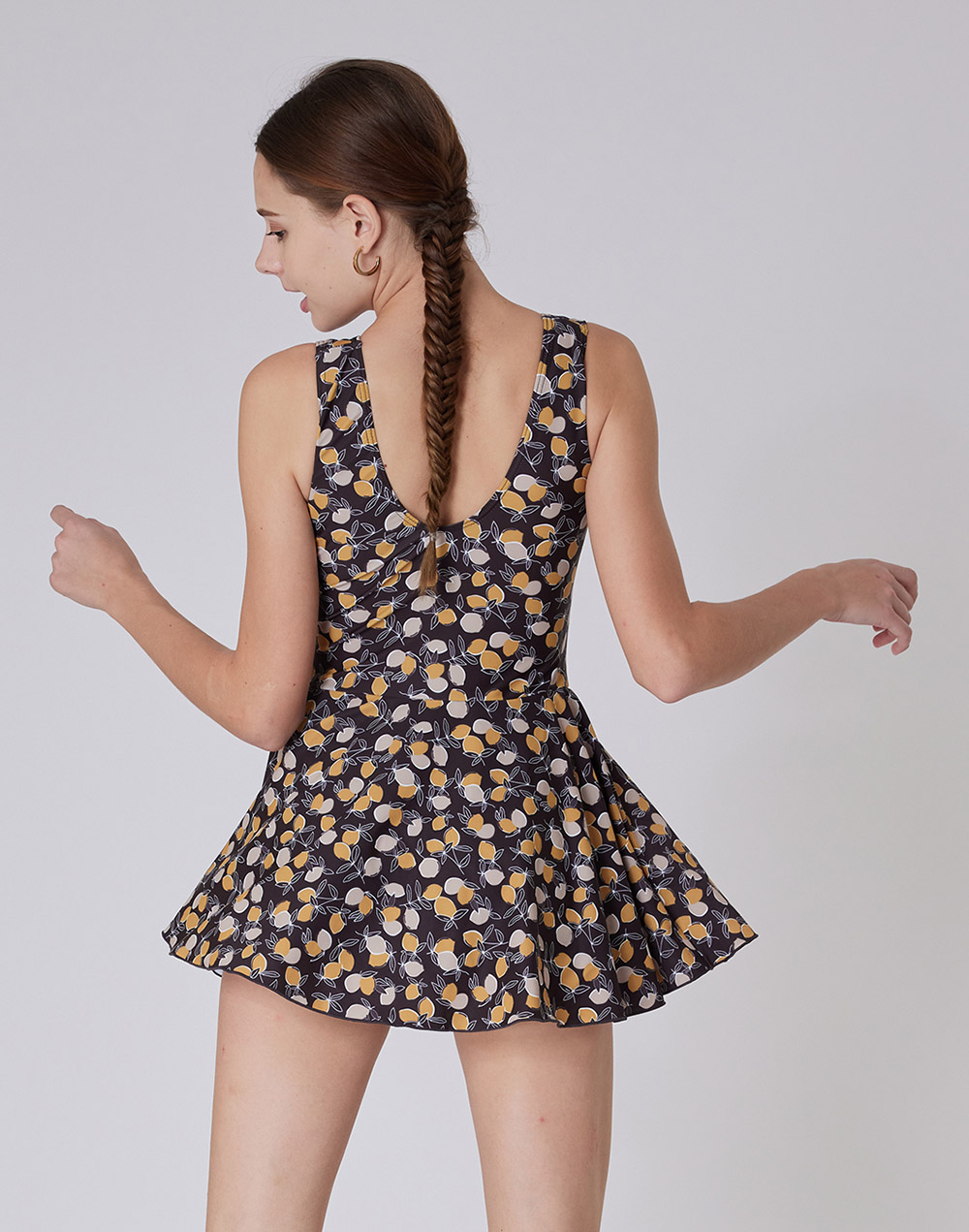 haolang 時尚連身裙泳衣