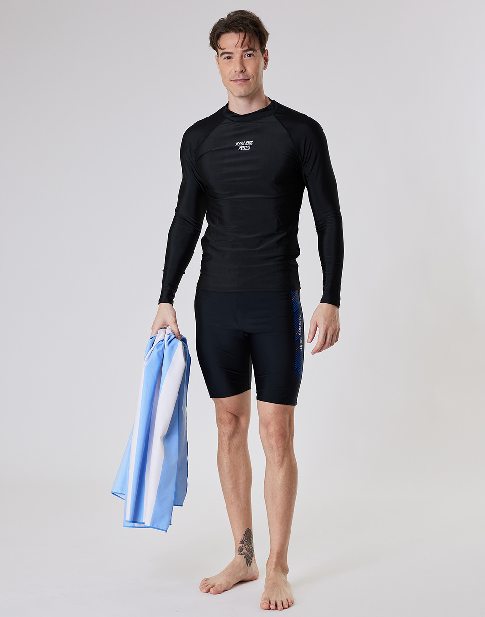 haolang 男長袖泳衣