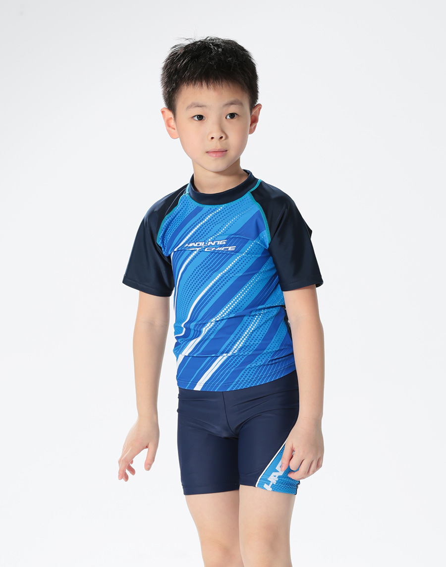 Haolang 男童短袖泳衣