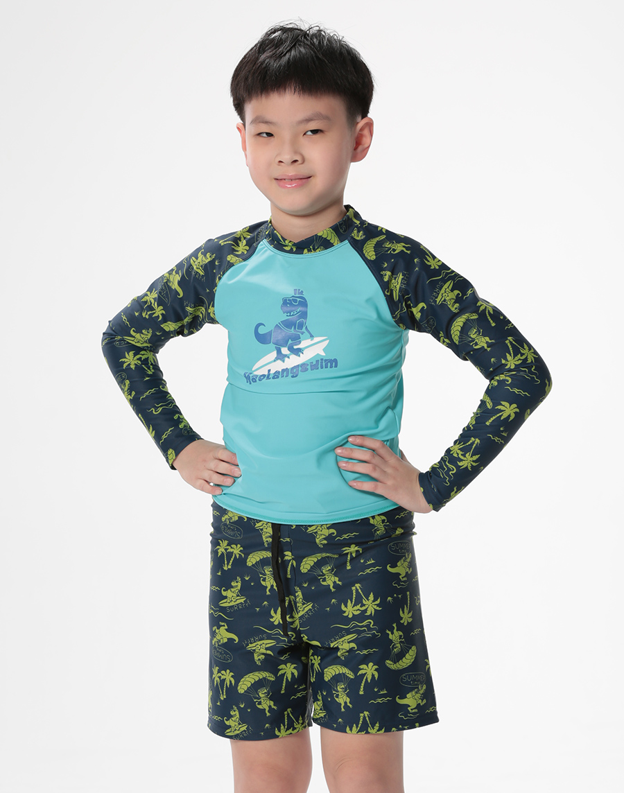 Haolang男童長袖泳衣