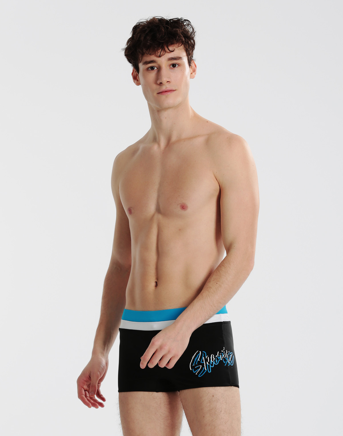 浩浪泳裝-游泳平口泳褲