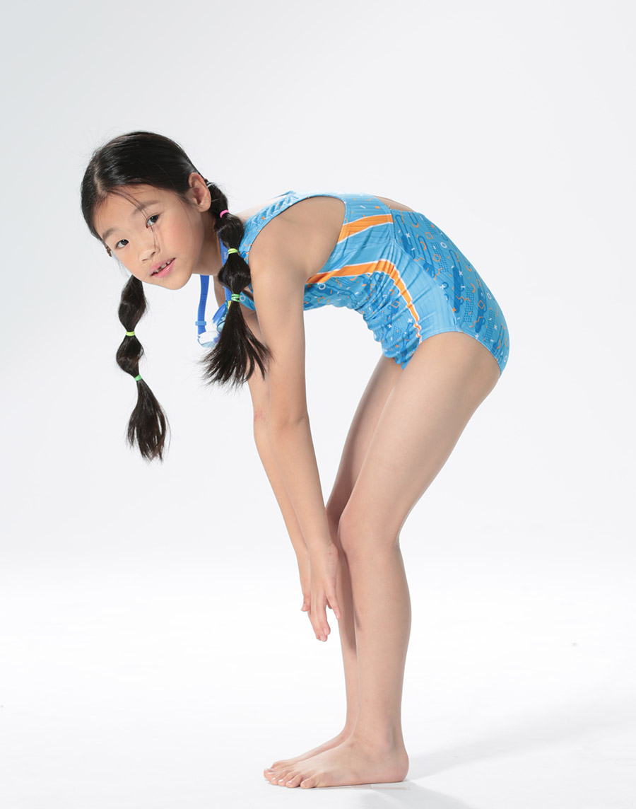 Haolang 女童連身泳衣