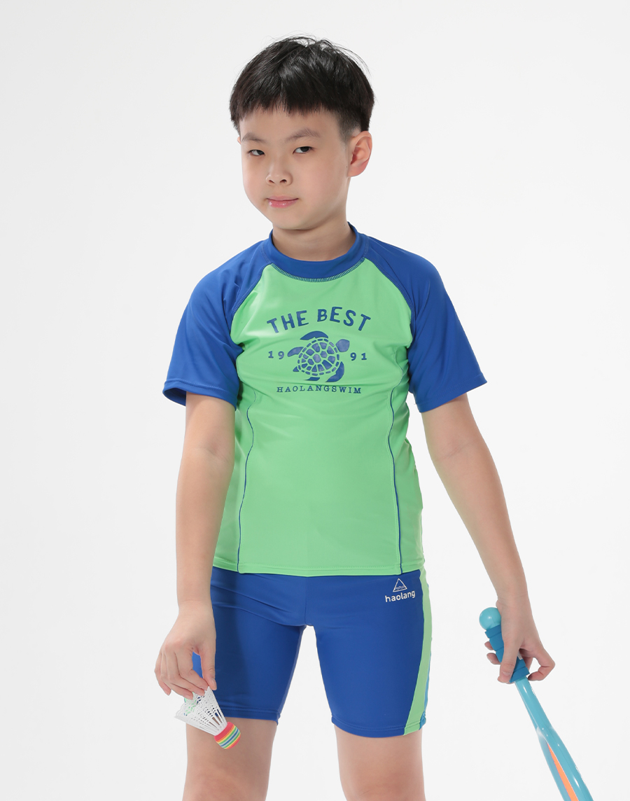 Haolang男童短袖泳衣