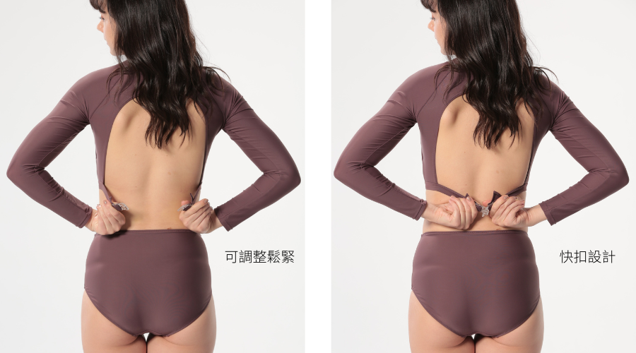 Haolang長袖短版泳衣