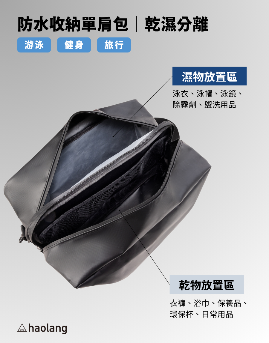 Haolang 乾濕分離防水包