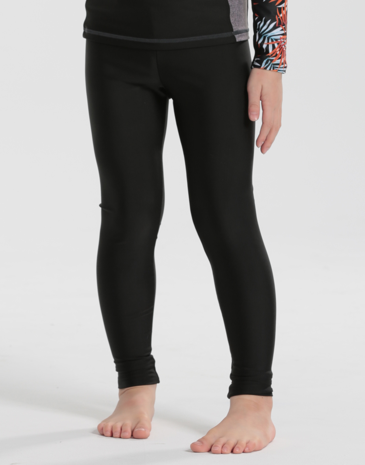 Haolang 經典黑兒童長泳褲 Haolang 經典黑兒童長泳褲