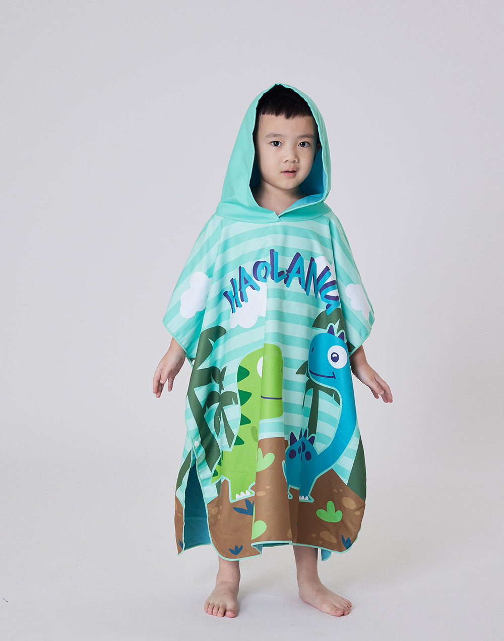 Haolang 兒童速乾浴巾衣