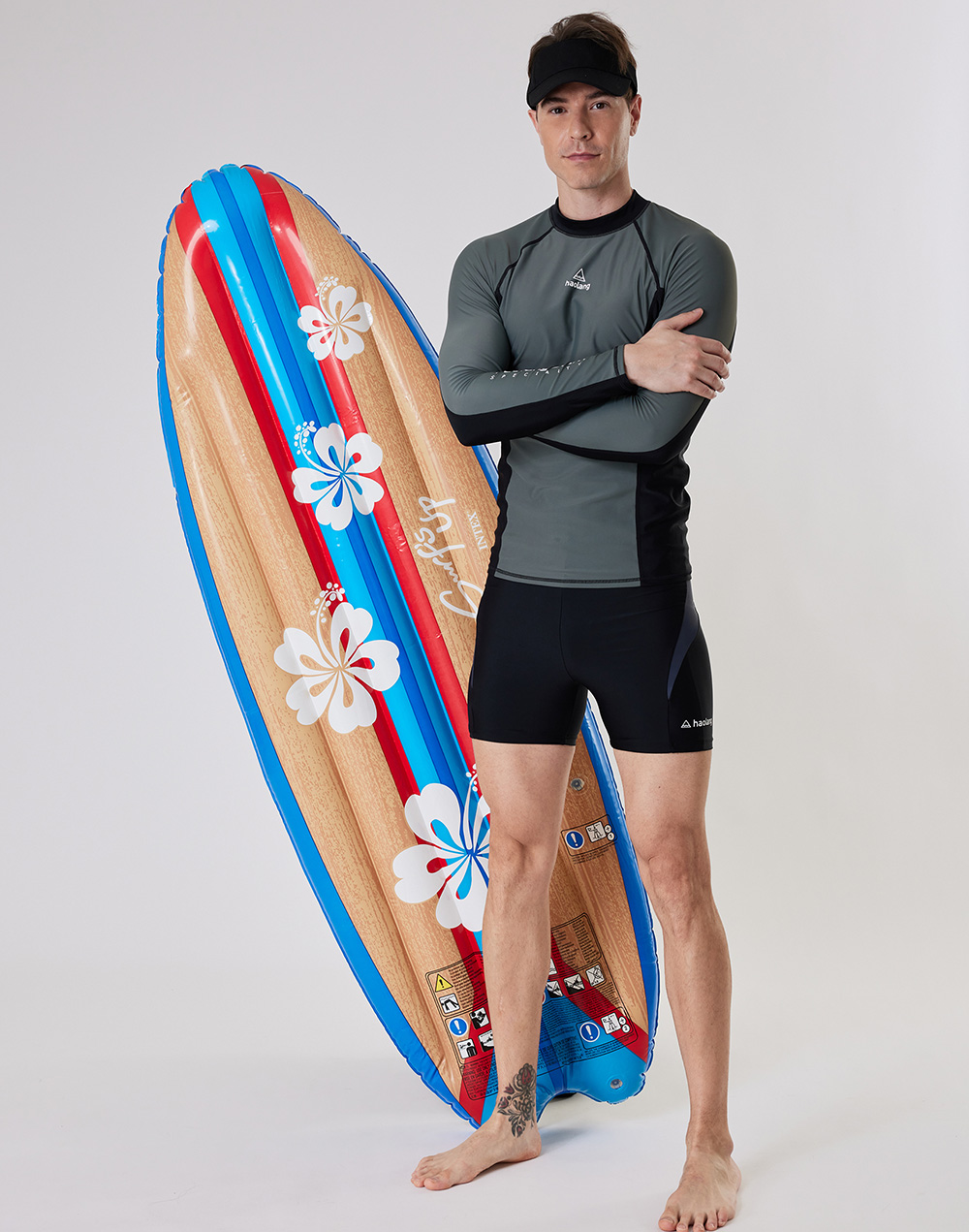 haolang 男長袖泳衣