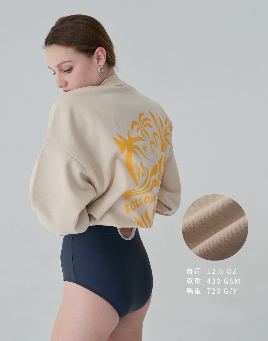 Haolang 中性寬版大學T