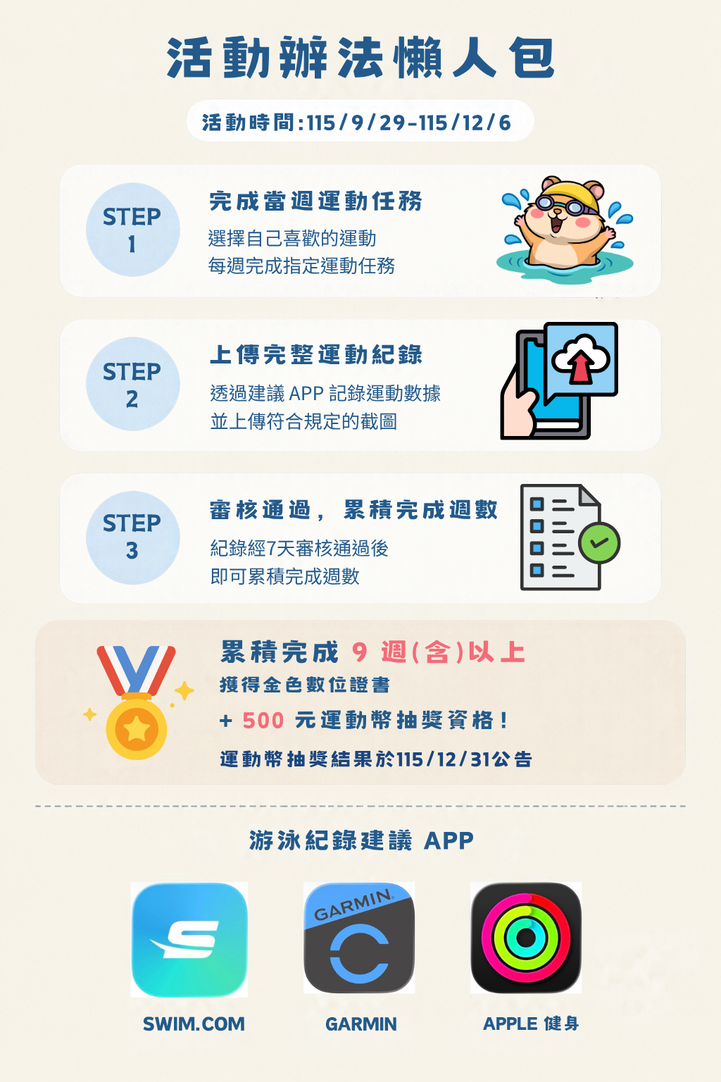揮汗有禮|活動懶人包 活動登記辦法