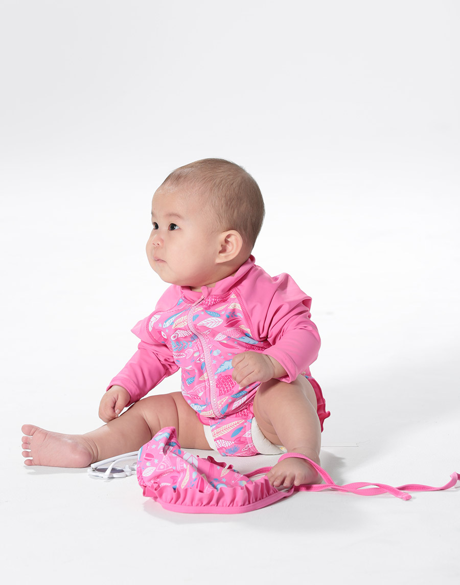 Haolang 嬰兒長袖泳衣