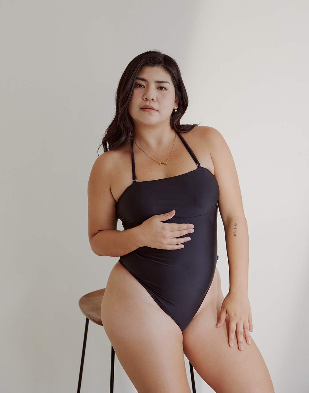 Haolang 經典黑連身泳衣 Haolang 經典黑連身泳衣