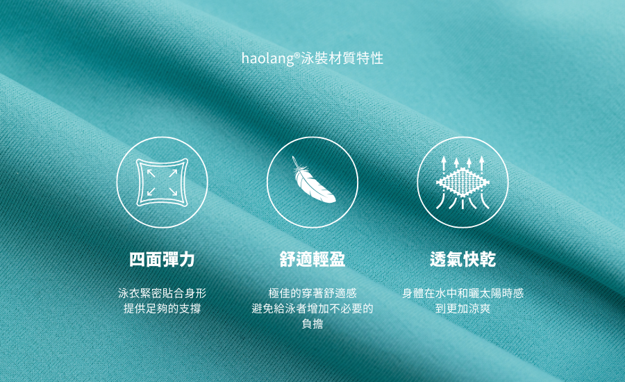 haolang®泳裝材質特性