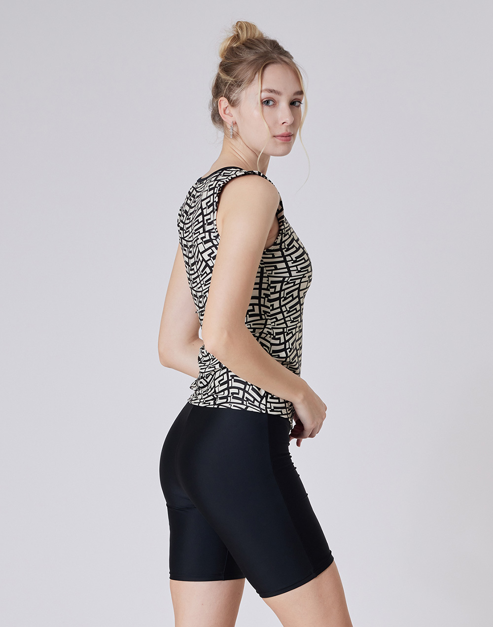 haolang 七分褲兩件式泳衣