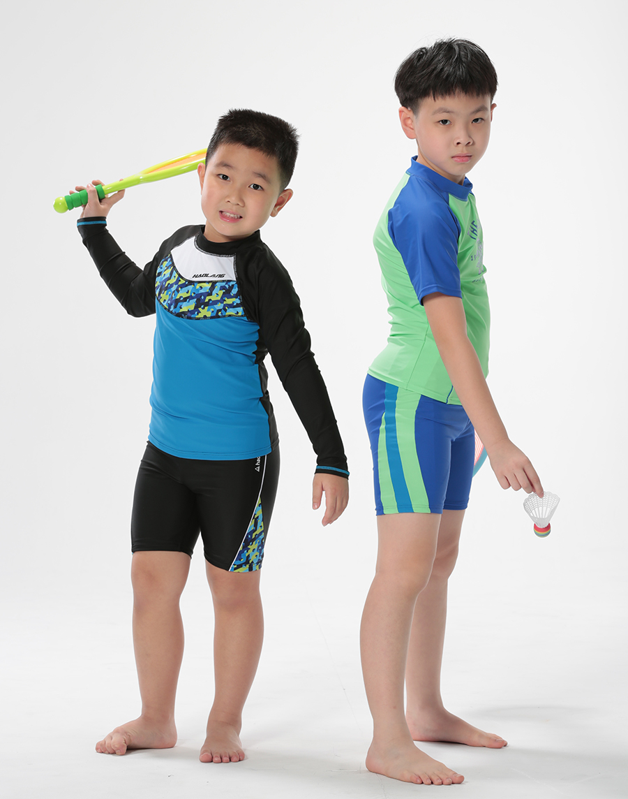 Haolang男童短袖泳衣