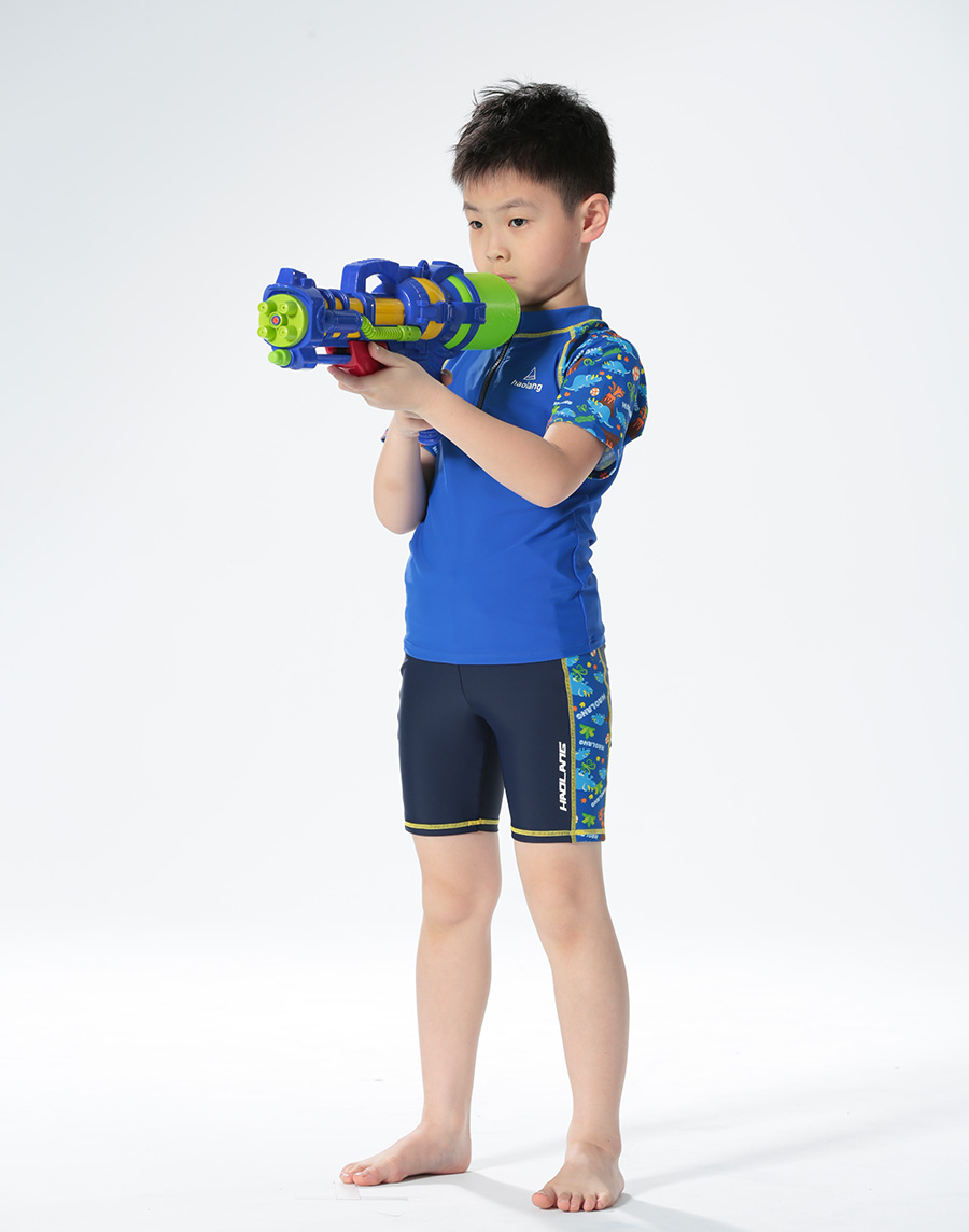 Haolang 兒童短袖泳衣