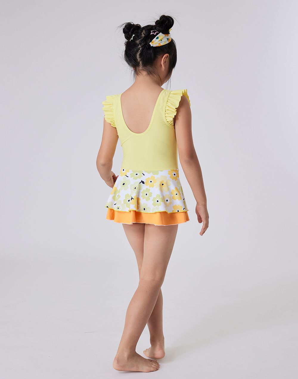 Haolang 女童連身泳衣